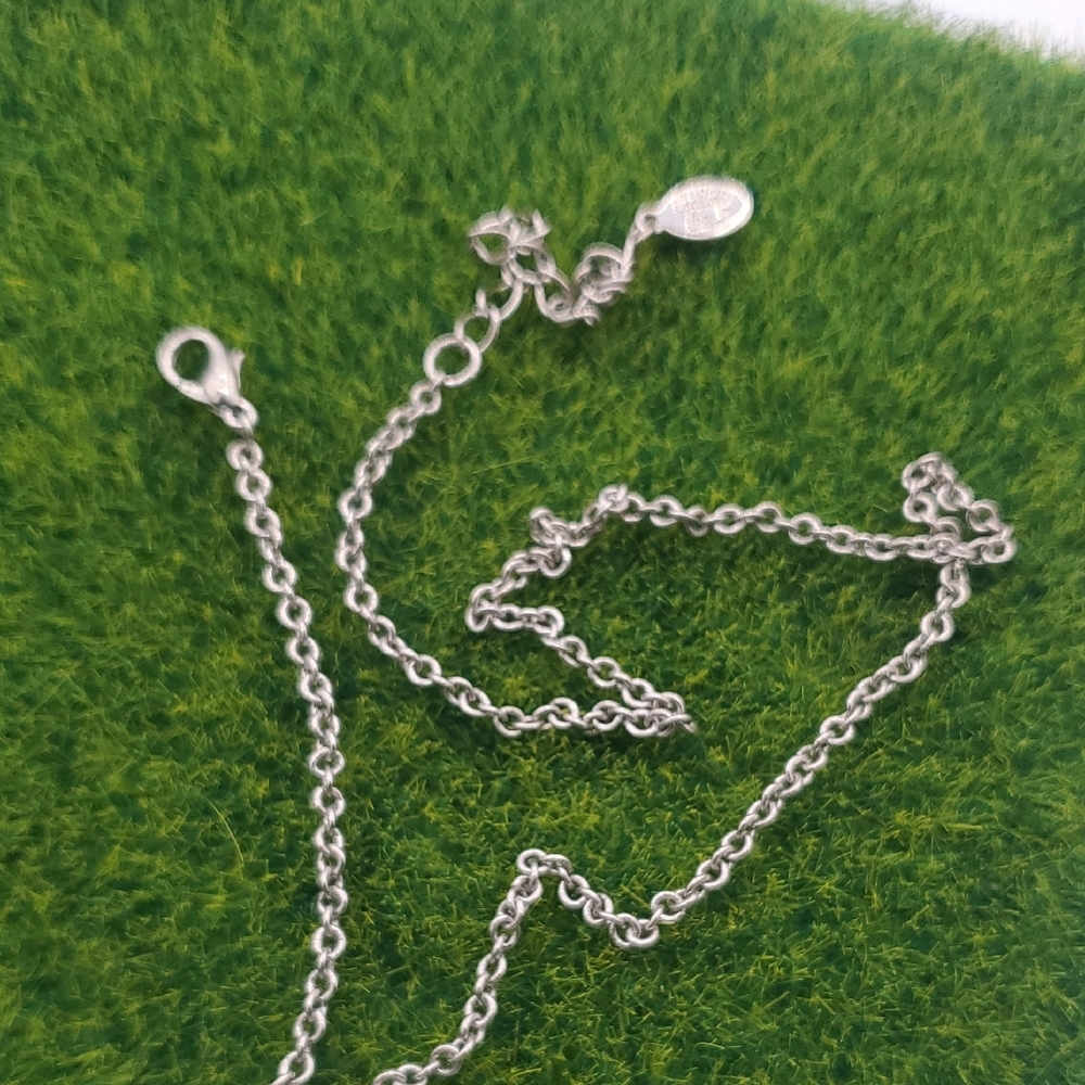 Cookie Lee Silver Tone Chain Necklace N3826